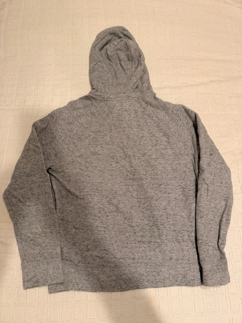Banana Republic Light Gray Knit Sweater Hoodie